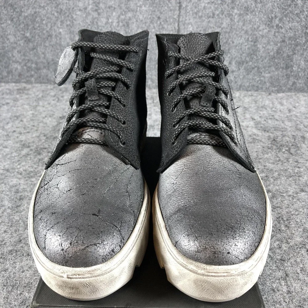 Wolverine‎ 1000 Mile Men's Size 9 D Gray Metallic Black Leather Shoes W990032